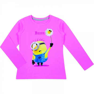 United Labels® Sweatshirt Minions Pullover für Mädchen - Bzzzz Pink