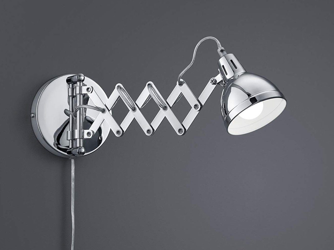 TRIO LED Wandleuchte, mit Kabel & Schalter für Steckdose Scherengelenk  Lesearm Vintage Retro Industrial Nachttischlampe online kaufen | OTTO