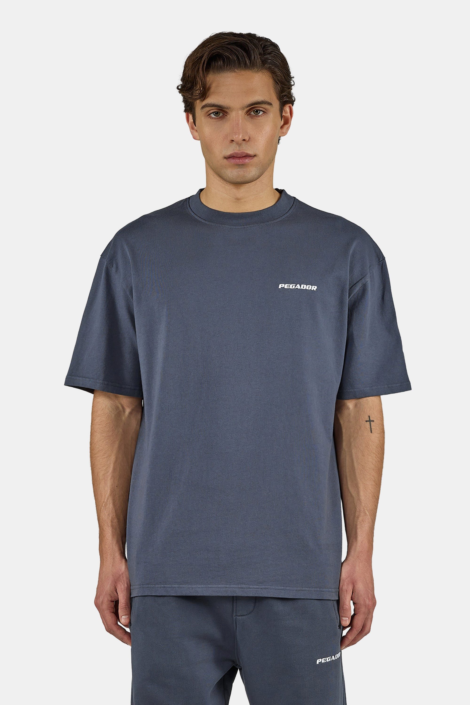 PEGADOR T-Shirt LOGO OVERSIZED TEE Baumwolle, oversize
