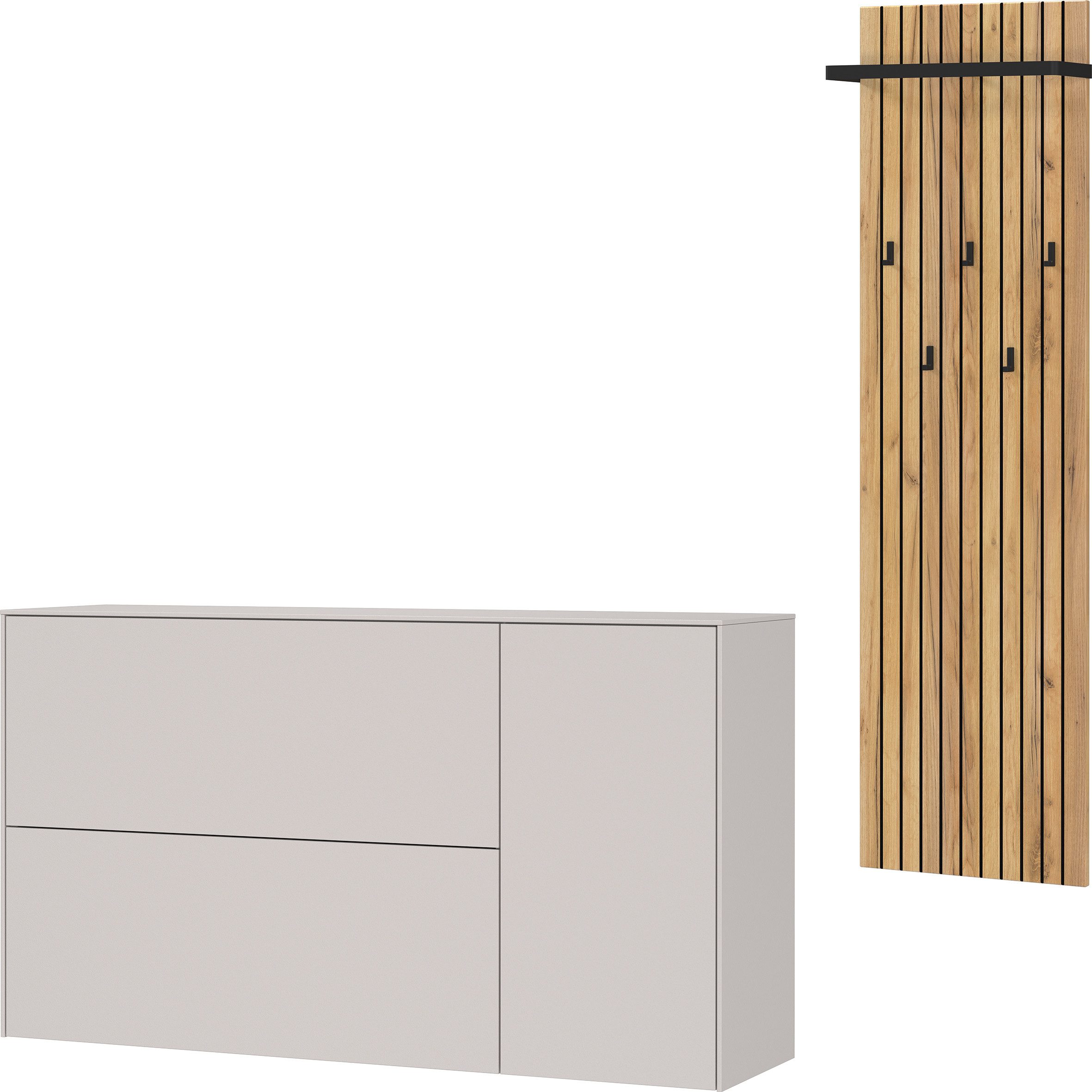 GERMANIA Garderoben-Set, (2-St), Tür rechts- und links montierbar