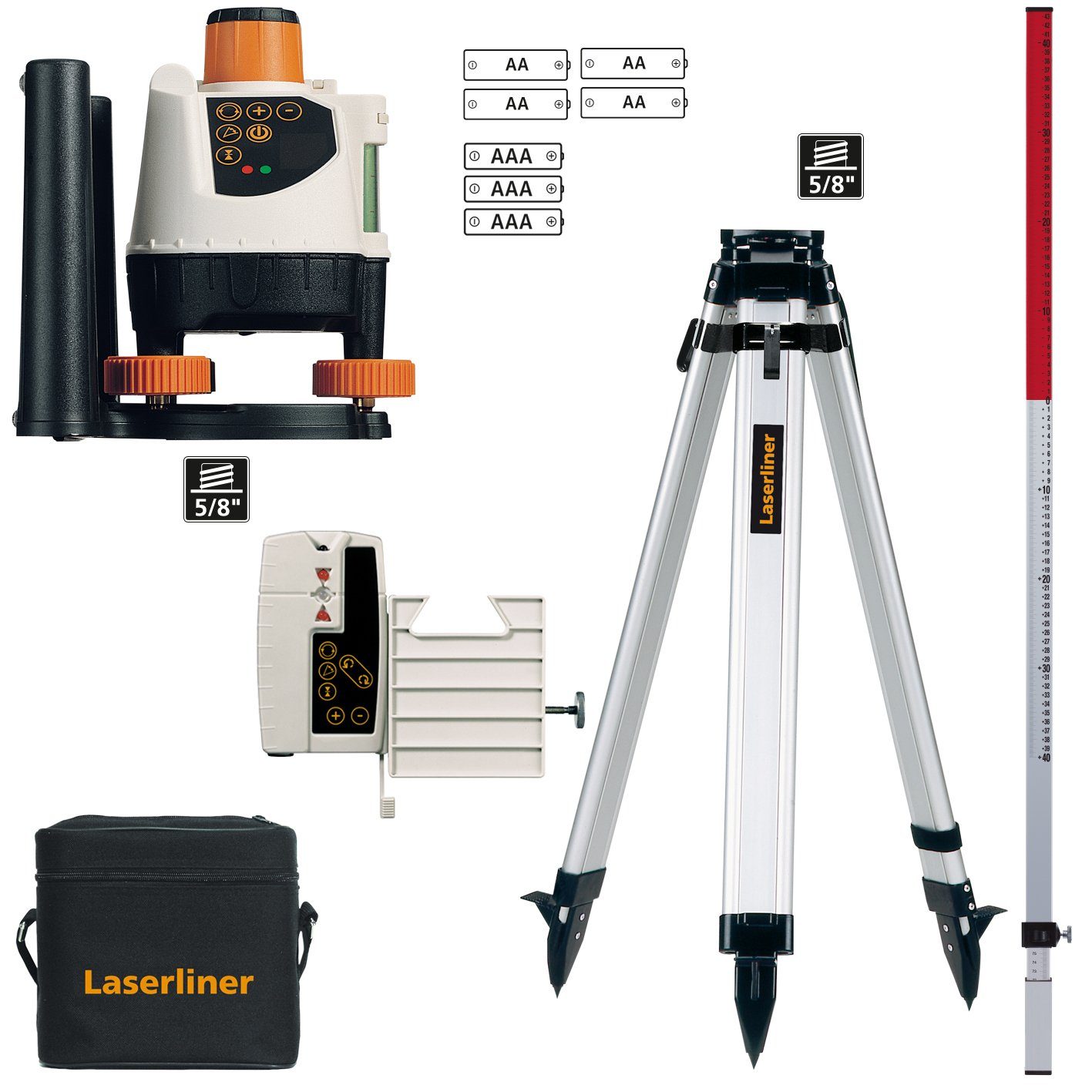 LASERLINER Rotationslaser Umarex Hybrid- Rotationslaser u Laserliner 120 BeamControl-Master Set