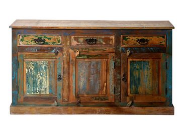 Moebel-Eins Kommode, RIVERBOAT Sideboard I aus Altholz, Material Massivholz, Vintage-Optik
