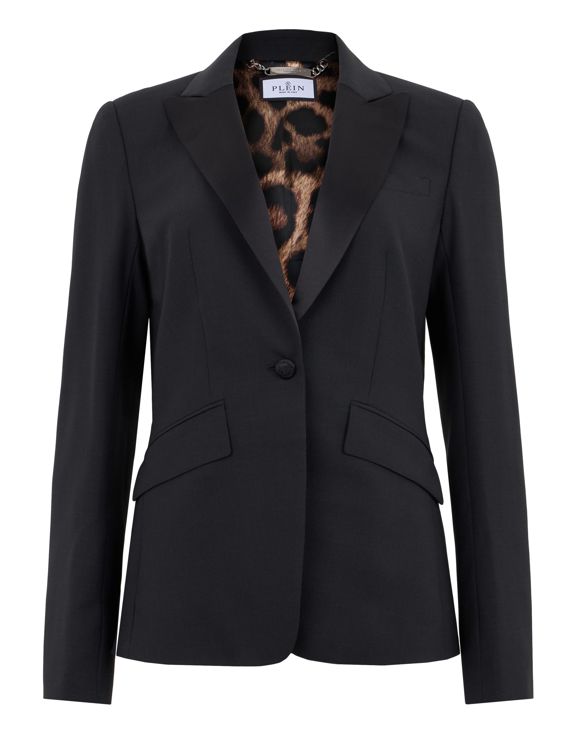 PHILIPP PLEIN Jackenblazer Single Breasted Fit Blazer Skull