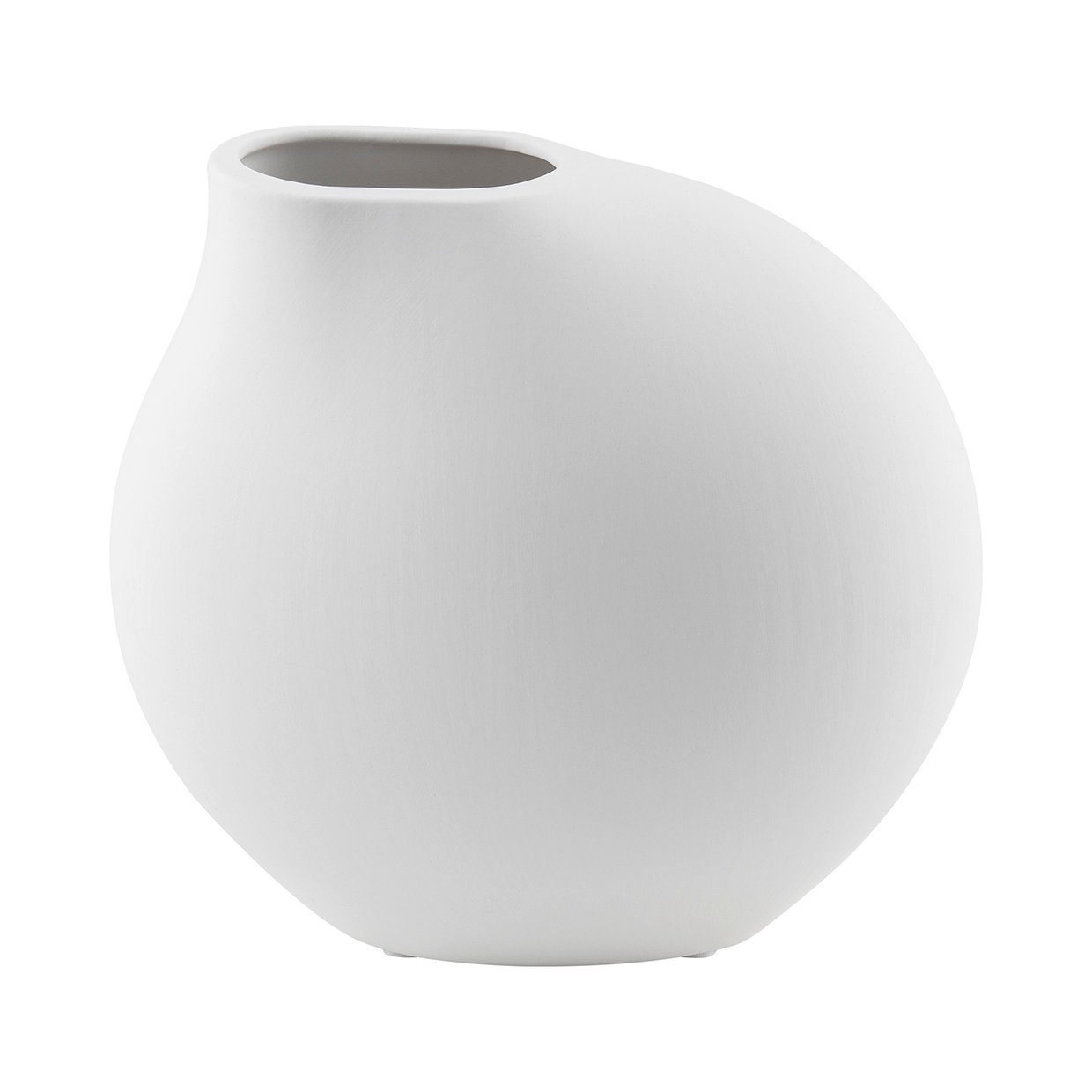 Dekovase Blomus Vase Nona, Dekovase, Blumenvase, Porzellan, White, 14 cm, 66166