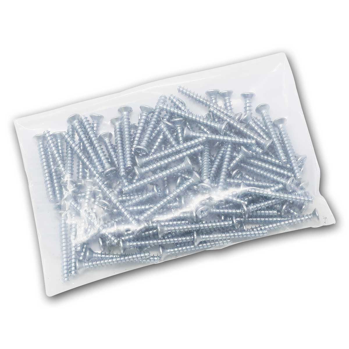 world-trading-net Schrauben-Set Kombi Geräteschrauben 3,2x25mm 100 Stück im Beutel