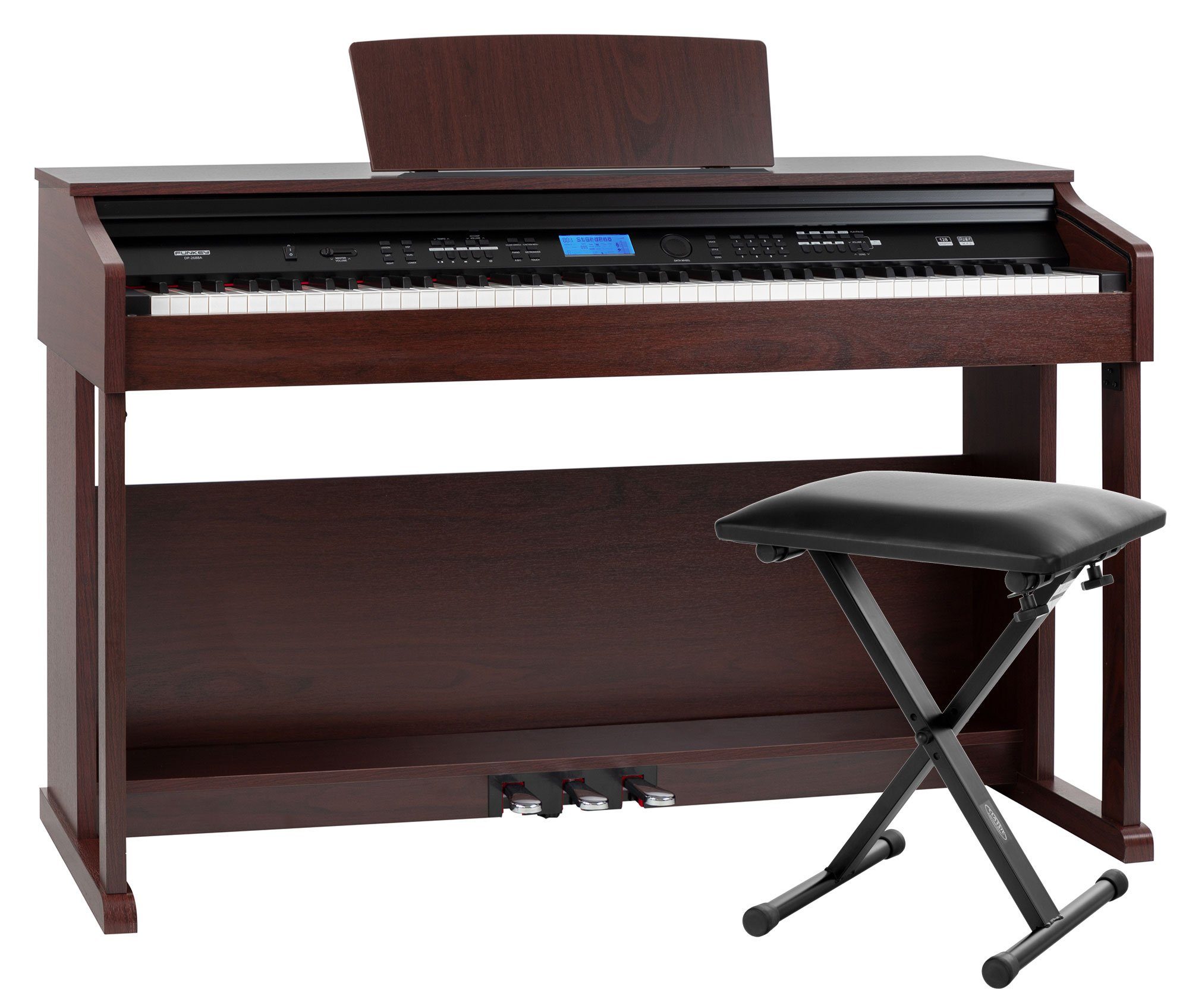 Digitalpiano DP-2688A Digitalpiano Set - 88 anschlagsdynamische Tasten