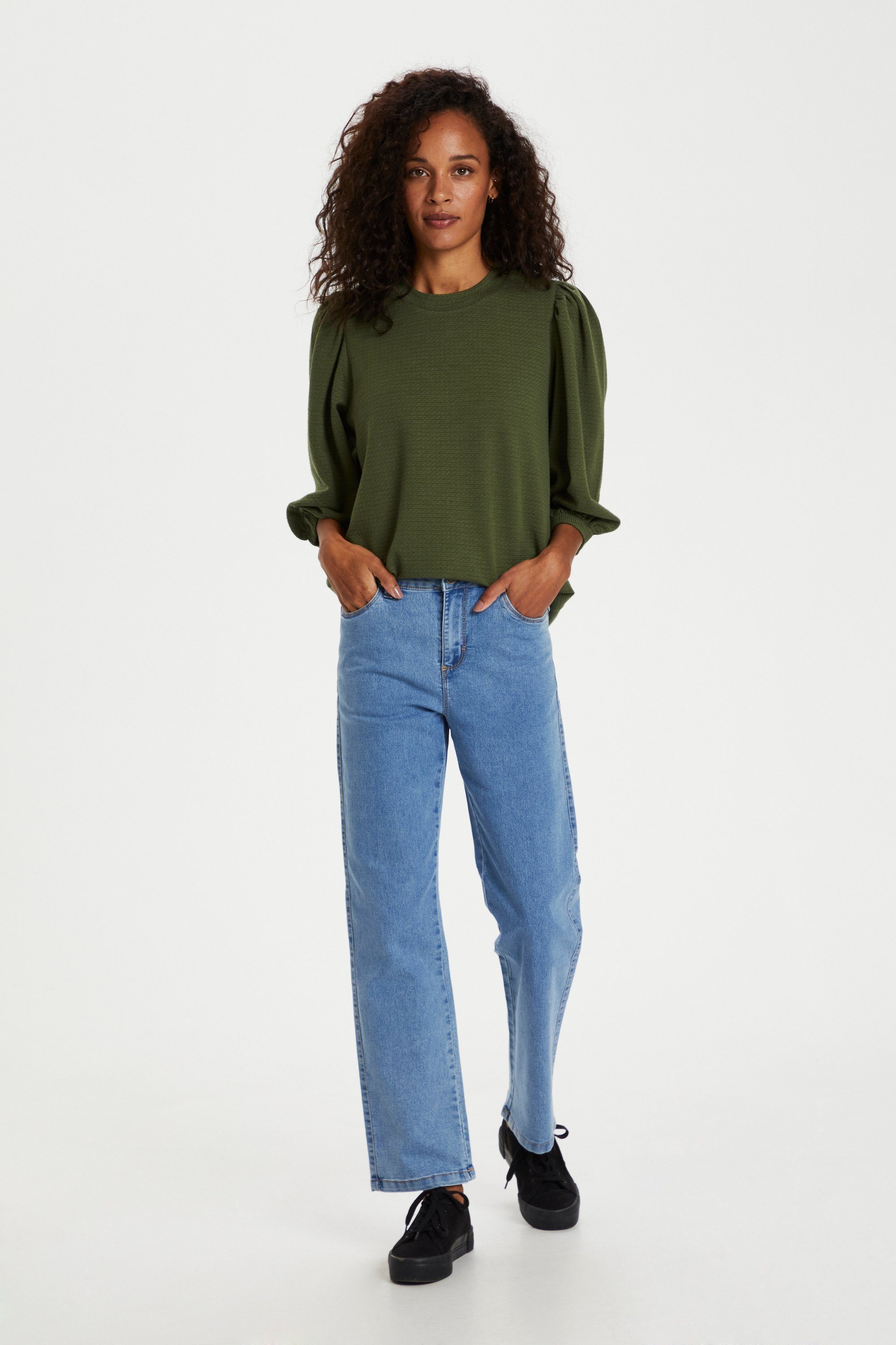 KAFFE Langarmbluse KAjanna Jersey Blouse günstig online kaufen