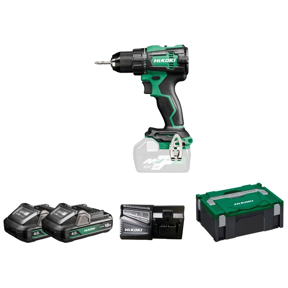 HiKOKI Akku-Handstaubsauger HiKOKI DS18DEWFZ Akku-Bohrschrauber, Robuste Bauweise für lange Lebensdauer