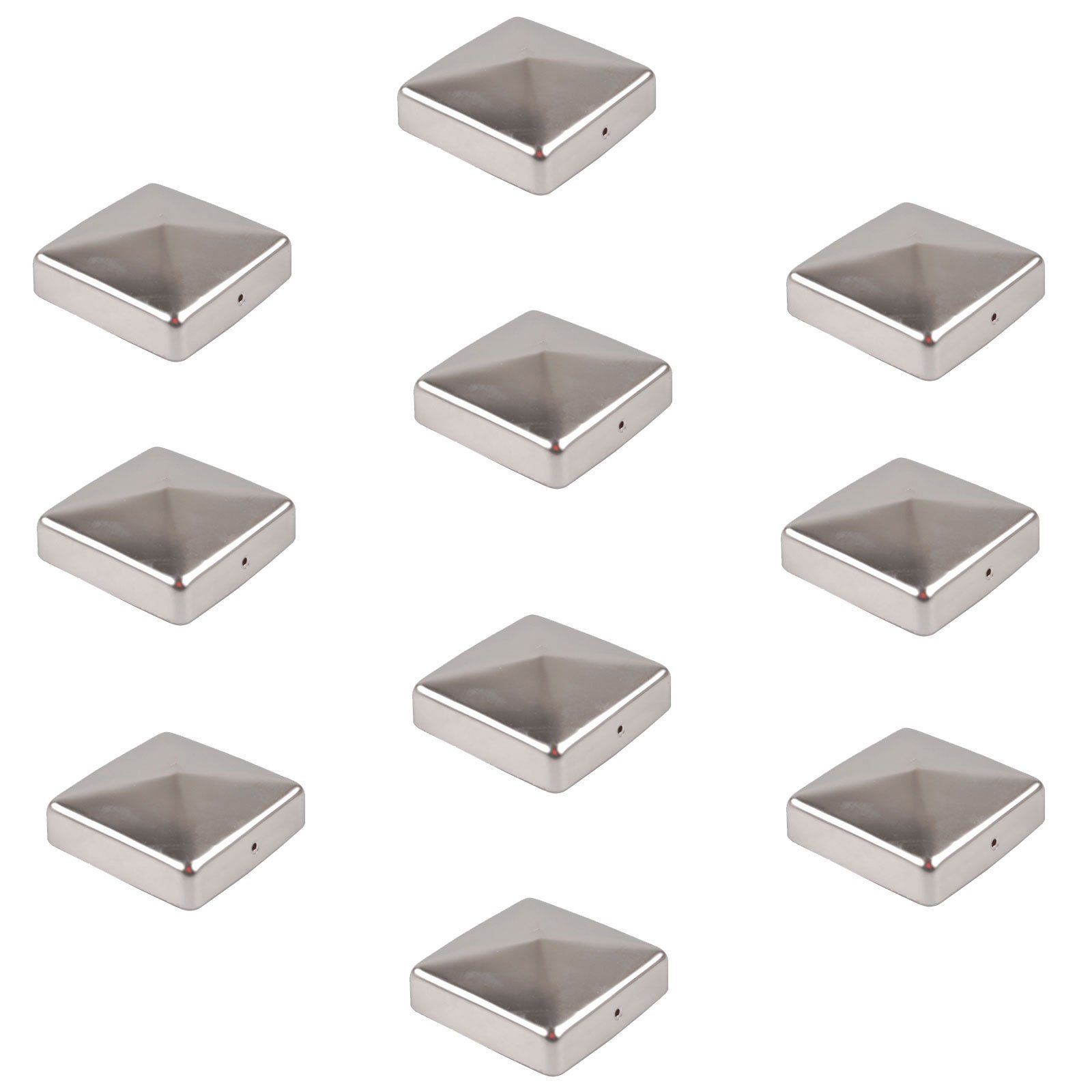 Holmwerk Pfostenkappe Edelstahl 71 mm Pyramide günstig online kaufen
