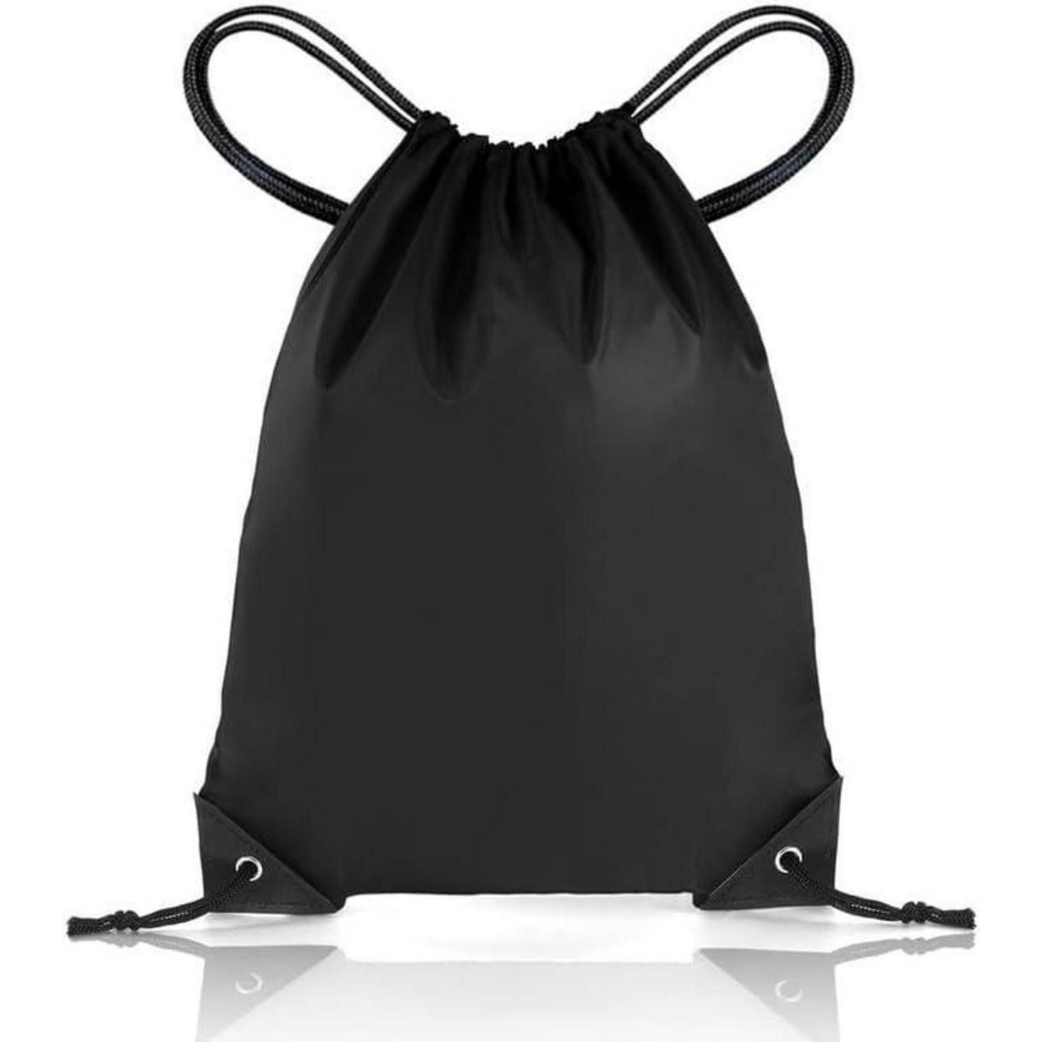LuxusKollektion Turnbeutel Kordelzugbeutel Turnbeutel Schwimmbeutel Rucksack Schwarz
