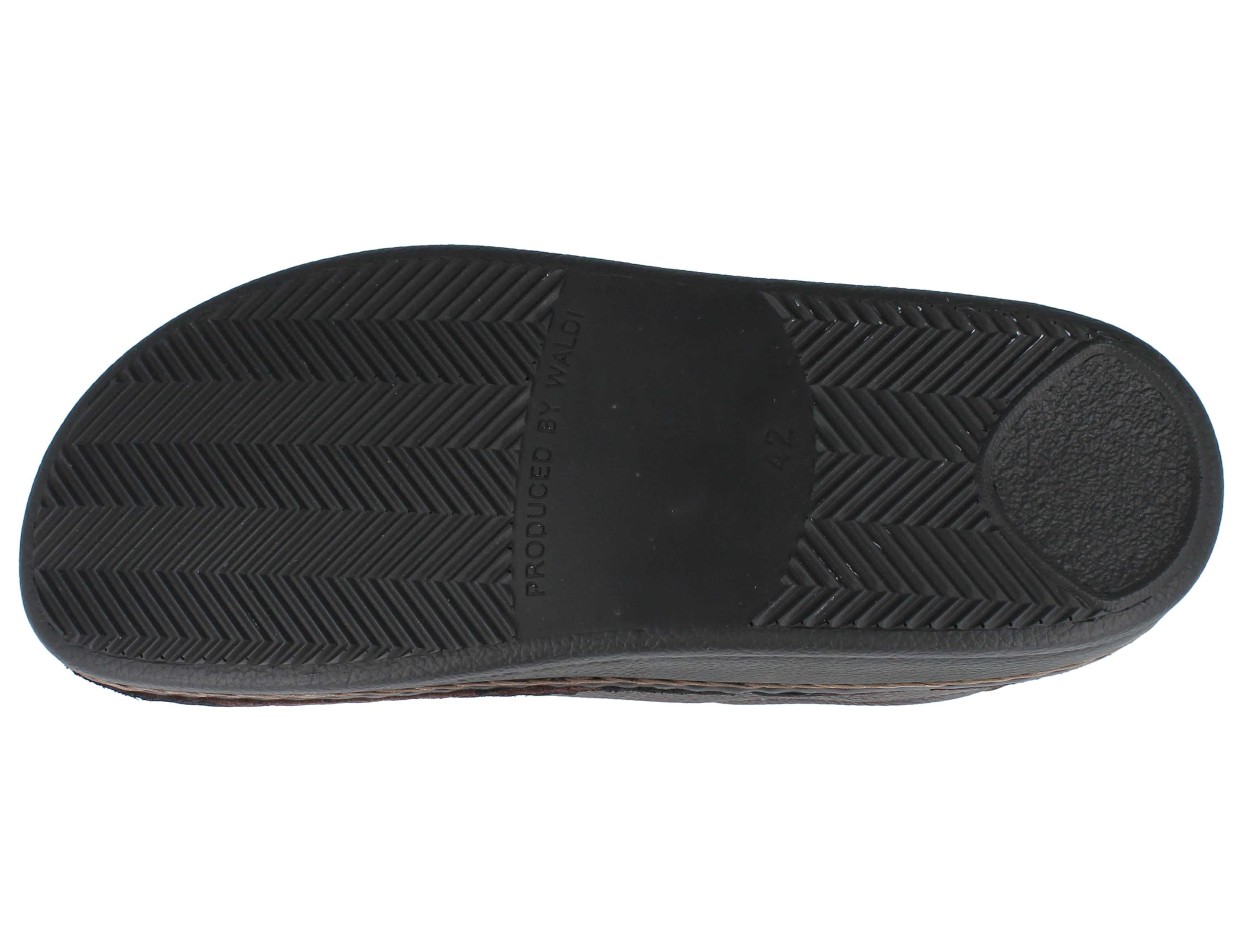Finn Comfort FINN COMFORT Argos Soft Herren Sandale dunkelbraun genarbtes Sandale Wechselfußbett