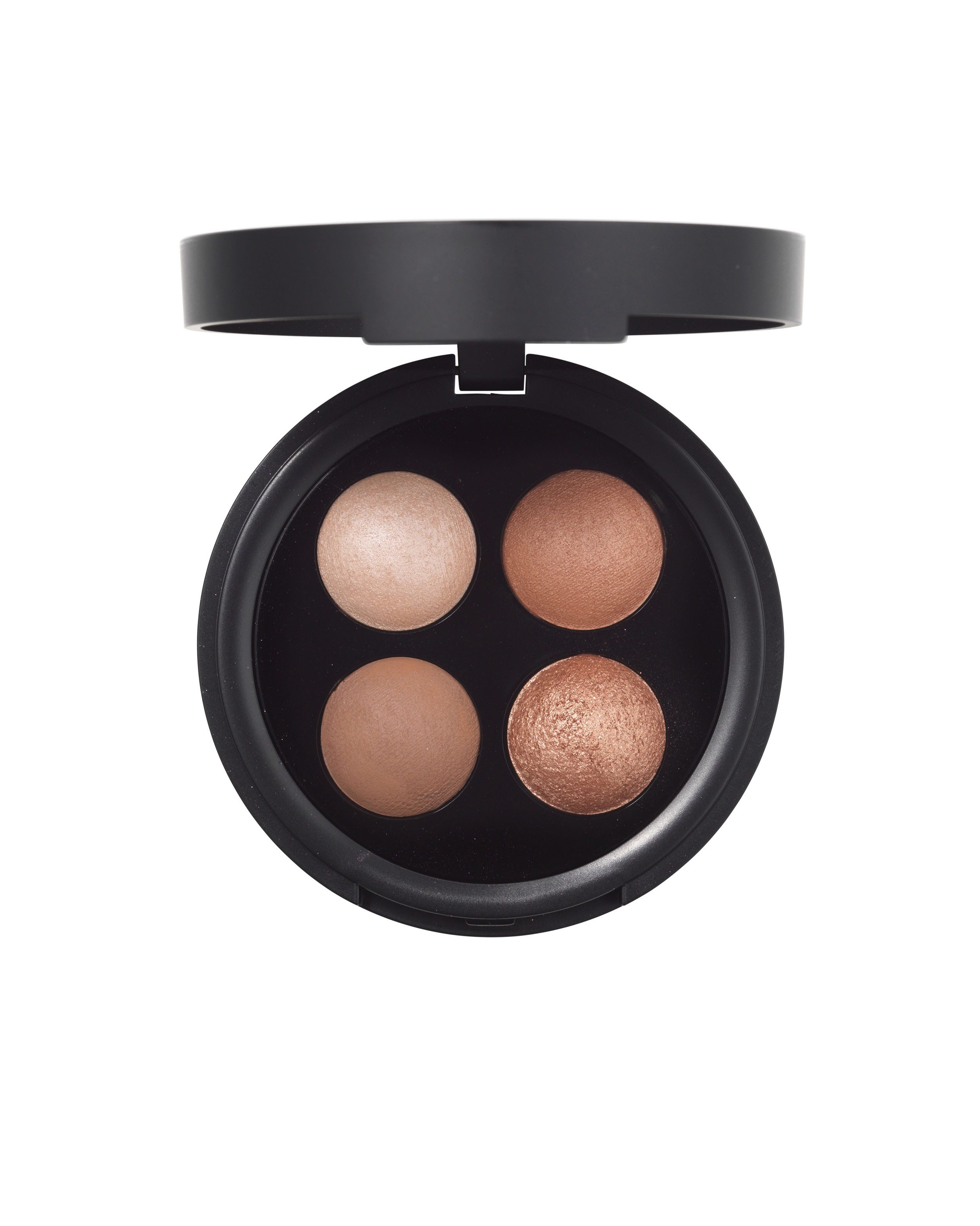 Nilens Jord Lidschatten Lidschatten Palette Baked Mineral Eyeshadow Sand mit vier Bronzetönen, für Alle Hauttypen
