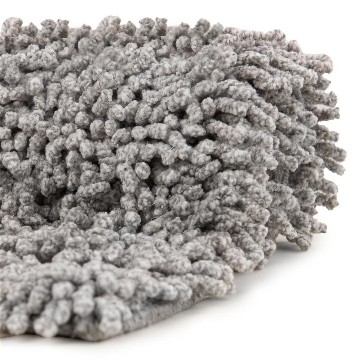 ZO HOME Badematte Filo Badematte 60x60 Dove Grey Badematte 60x60 Dove-Grey Uni, Baumwolle, Badematte Badteppich