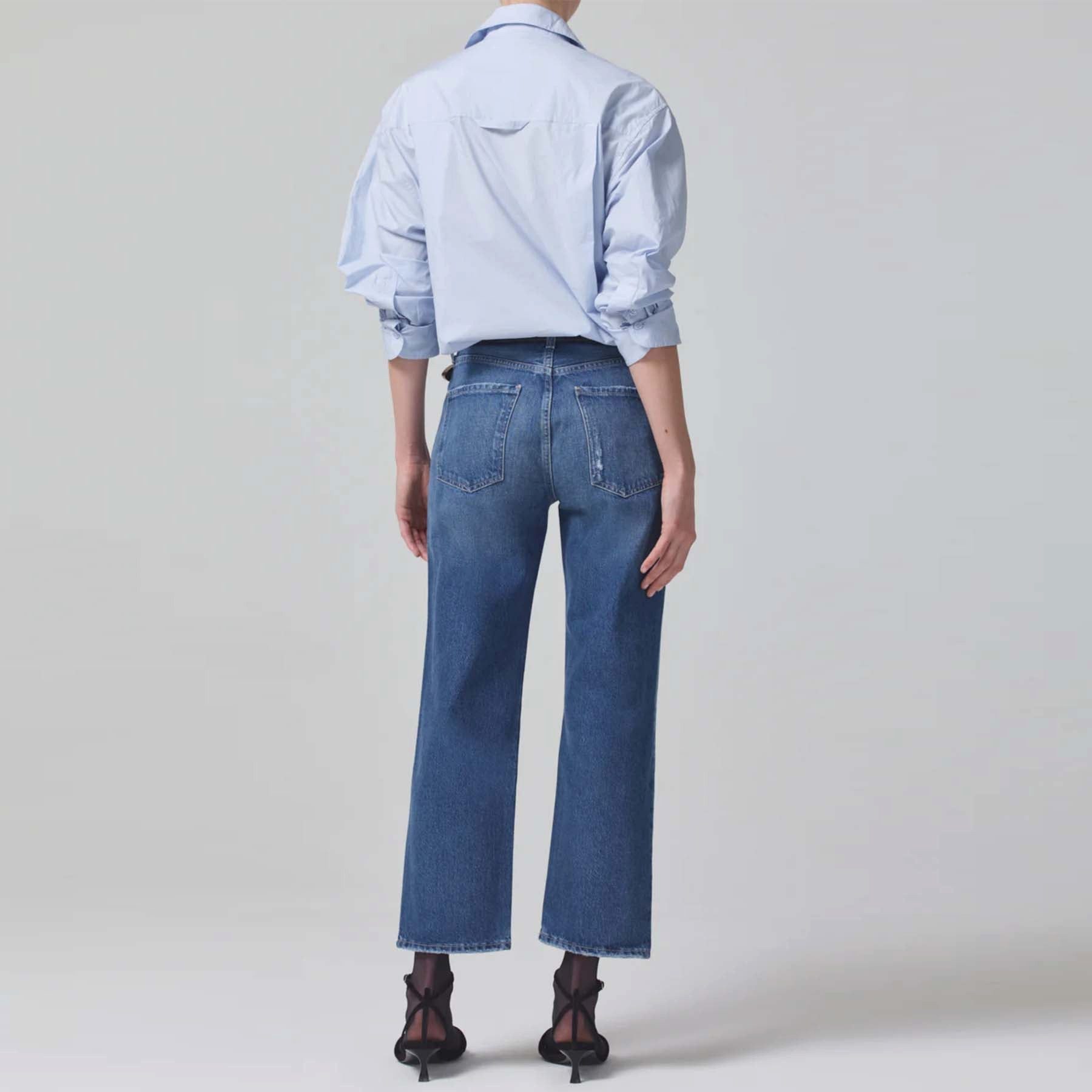 CITIZENS OF HUMANITY 5-Pocket-Jeans CITIZENS OF HUMANITY Jeans EMERY CROP - Blau