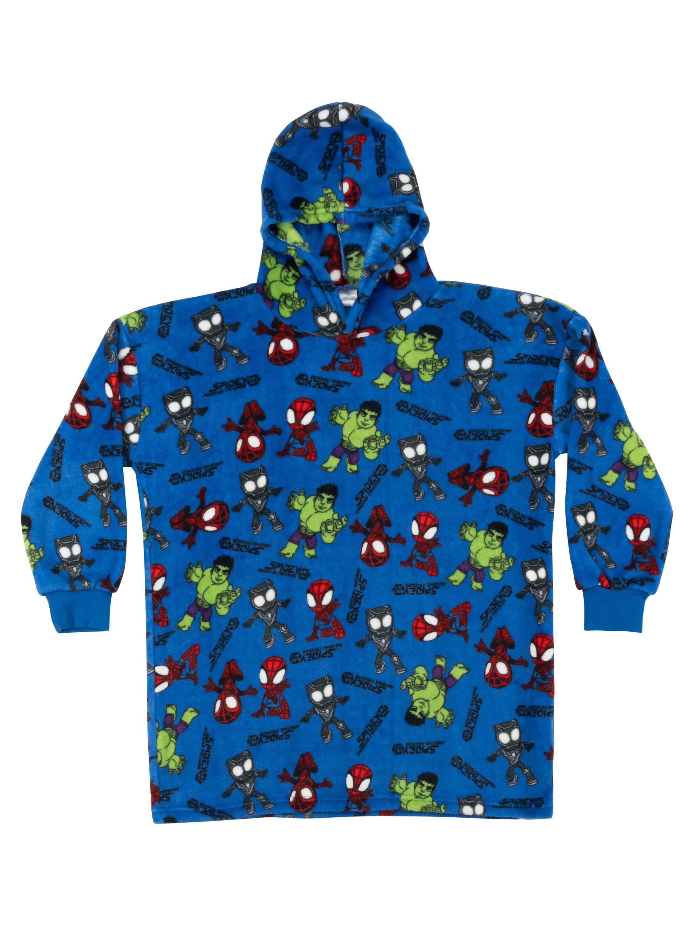 United Labels® Kapuzenpullover Marvel Spidey Oversize Cozy Hoodie Spiderman Übergroße Kuschelpullover