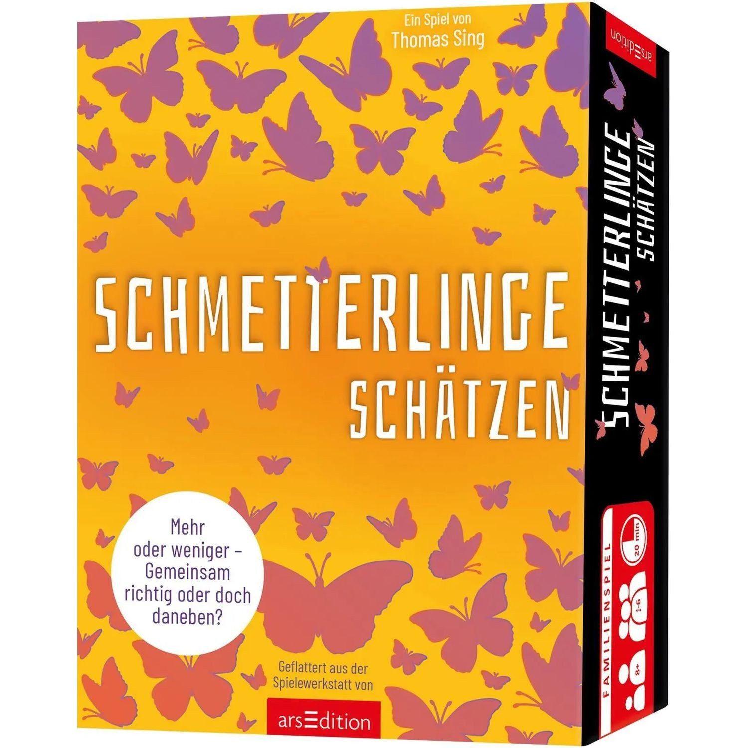 Ars Edition Spiel Schmetterlinge schätzen