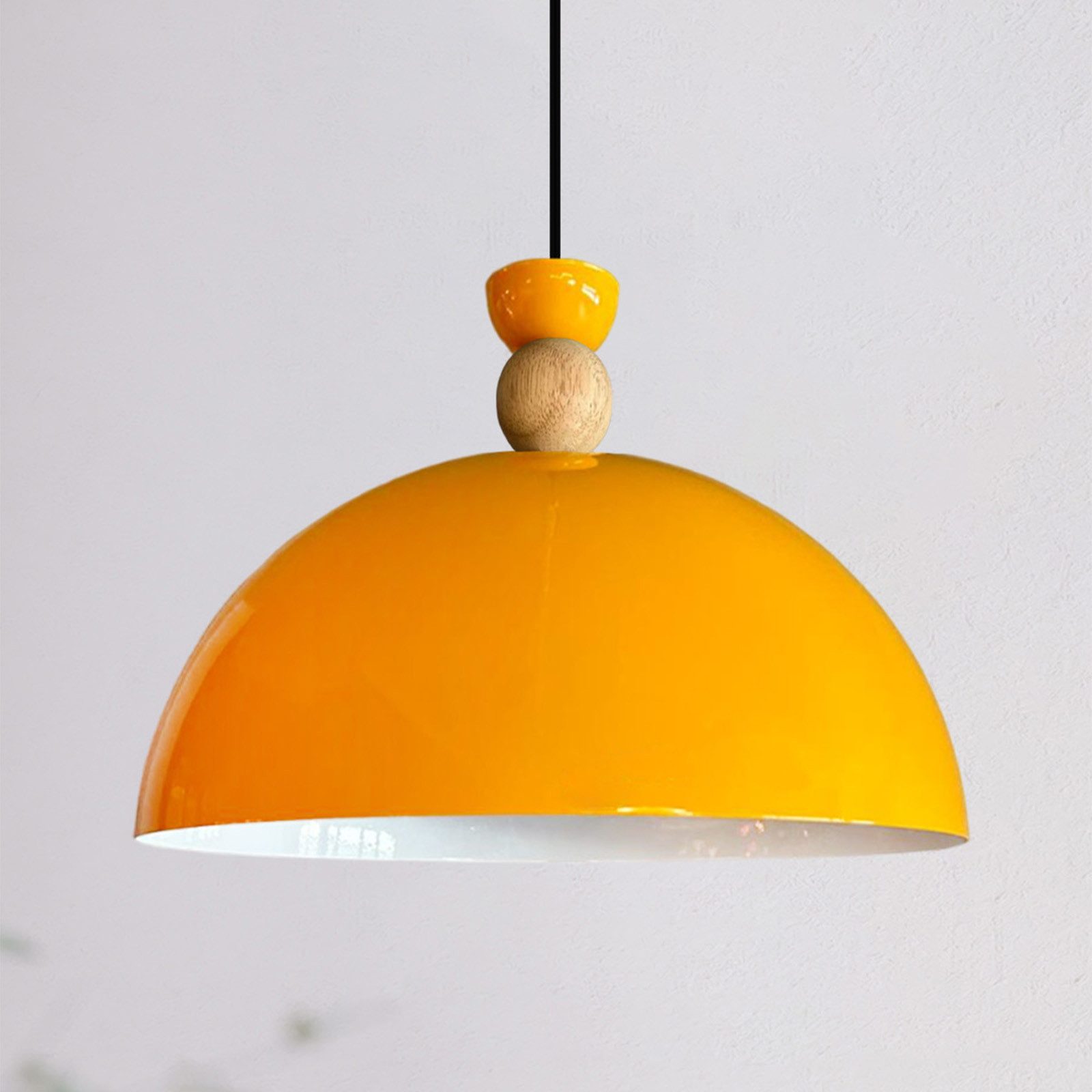 Bamyum Pendelleuchte Pendelleuchte Yimpi Hängelampe Industrial Ø30 cm, E27, Moderne Lampe, ohne Leuchtmittel, E27, Dimmbar, Einstellbare Kabellänge