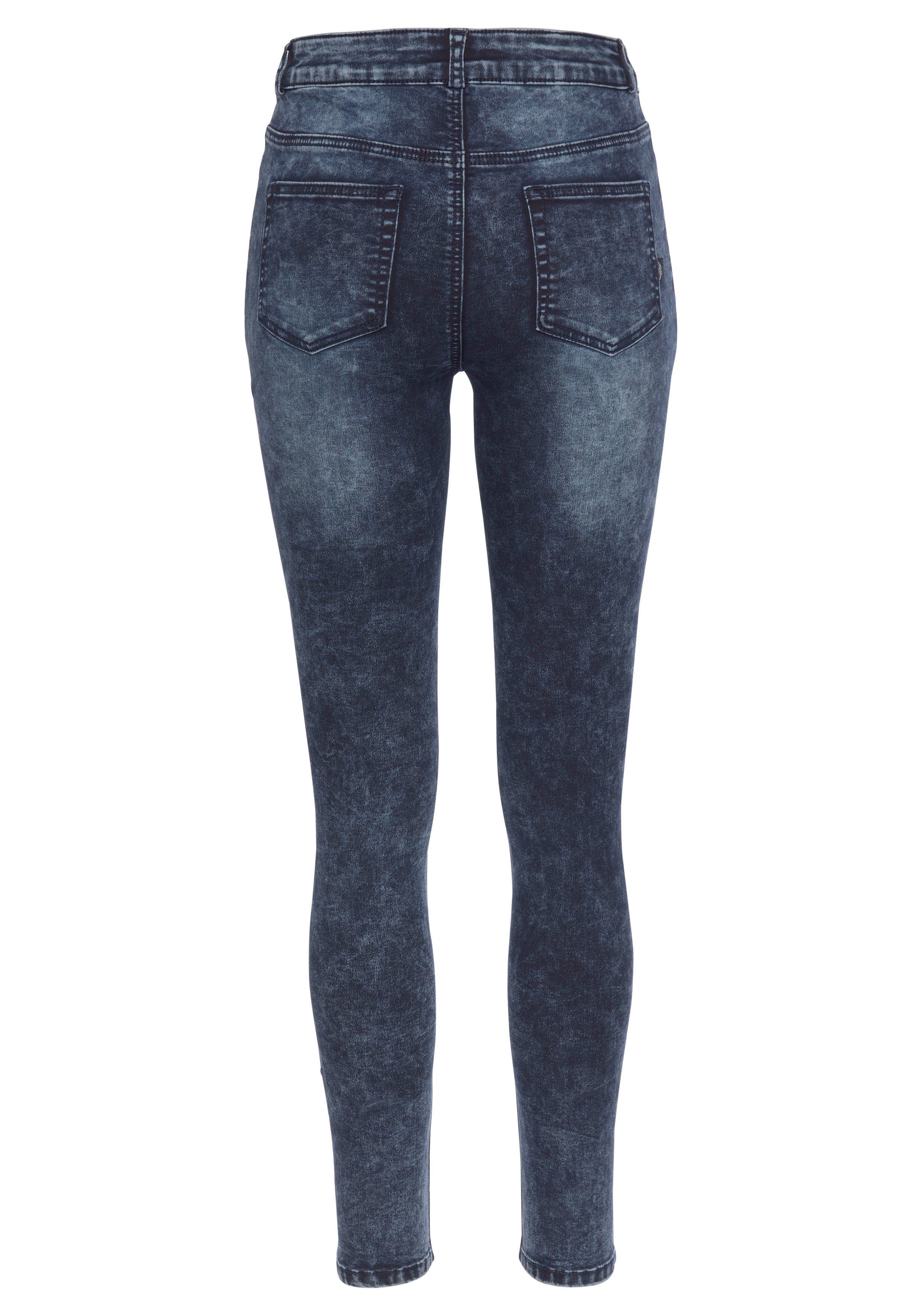 Arizona Skinny-fit-Jeans Ultra Stretch Jeans Moonwashed darkblue-moonwashed moon washed