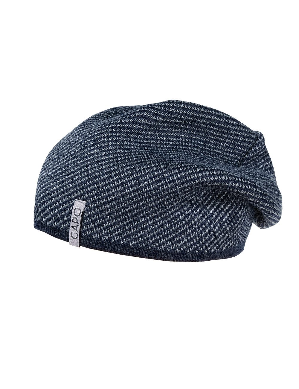 Strickmütze Mütze, Streifenjacquard Strick, Fleecestreifen