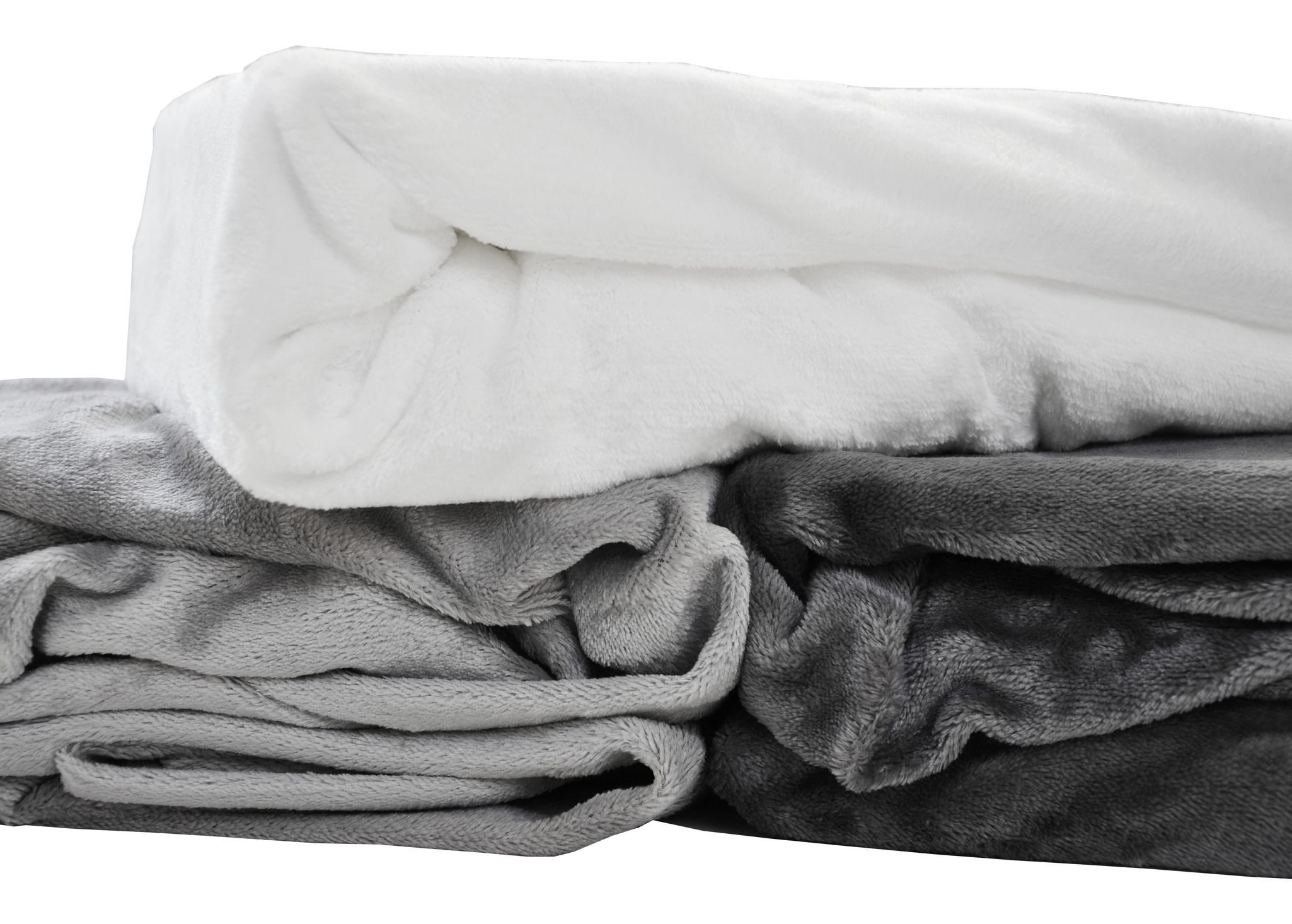 JACK Spannbettlaken Teddy Flausch Cashmere Touch Weiß Grau Anthrazit, Fleece, Gummizug: Rundumgummizug, (1 Stück), Teddy Plüsch, kuschlig, weiche Oberfläche, su – Bild 5 von 5