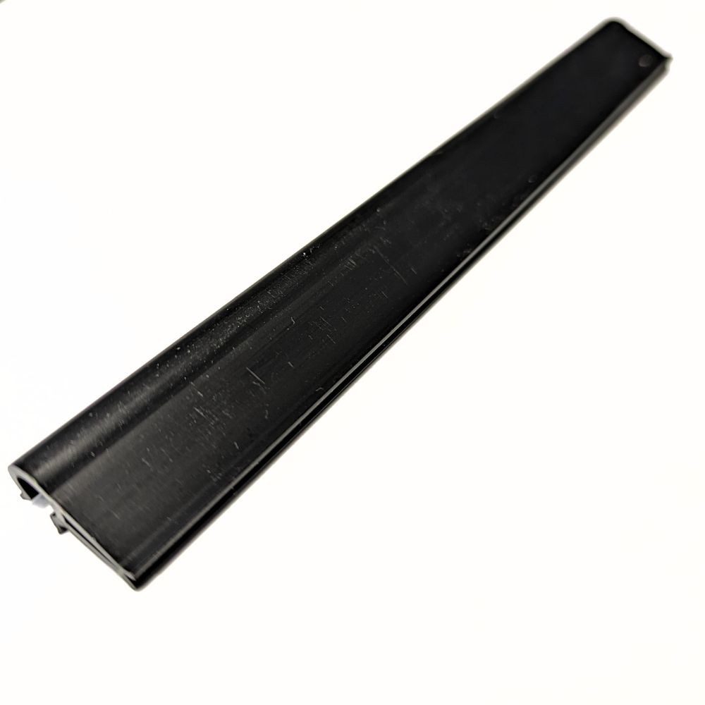 zaunzu Sichtschutzstreifen Klemmschiene PREMIUM-Clip Doppelstabzaun Schwarz 1er Pack, (1x Set, 1-St., Premim-Clip Sichtschutzstreifen), Rost- und korrosionsbeständig