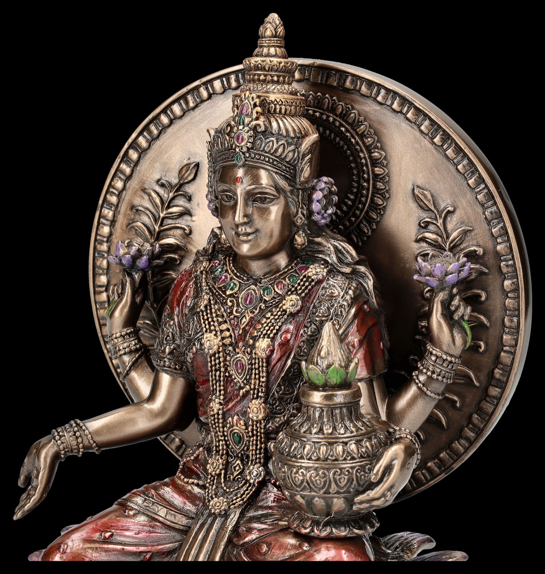 Mythologie Figur Dekofigur GmbH Dekofigur Figuren Indische - Lakshmi Hindu Götter Shop groß - Gott