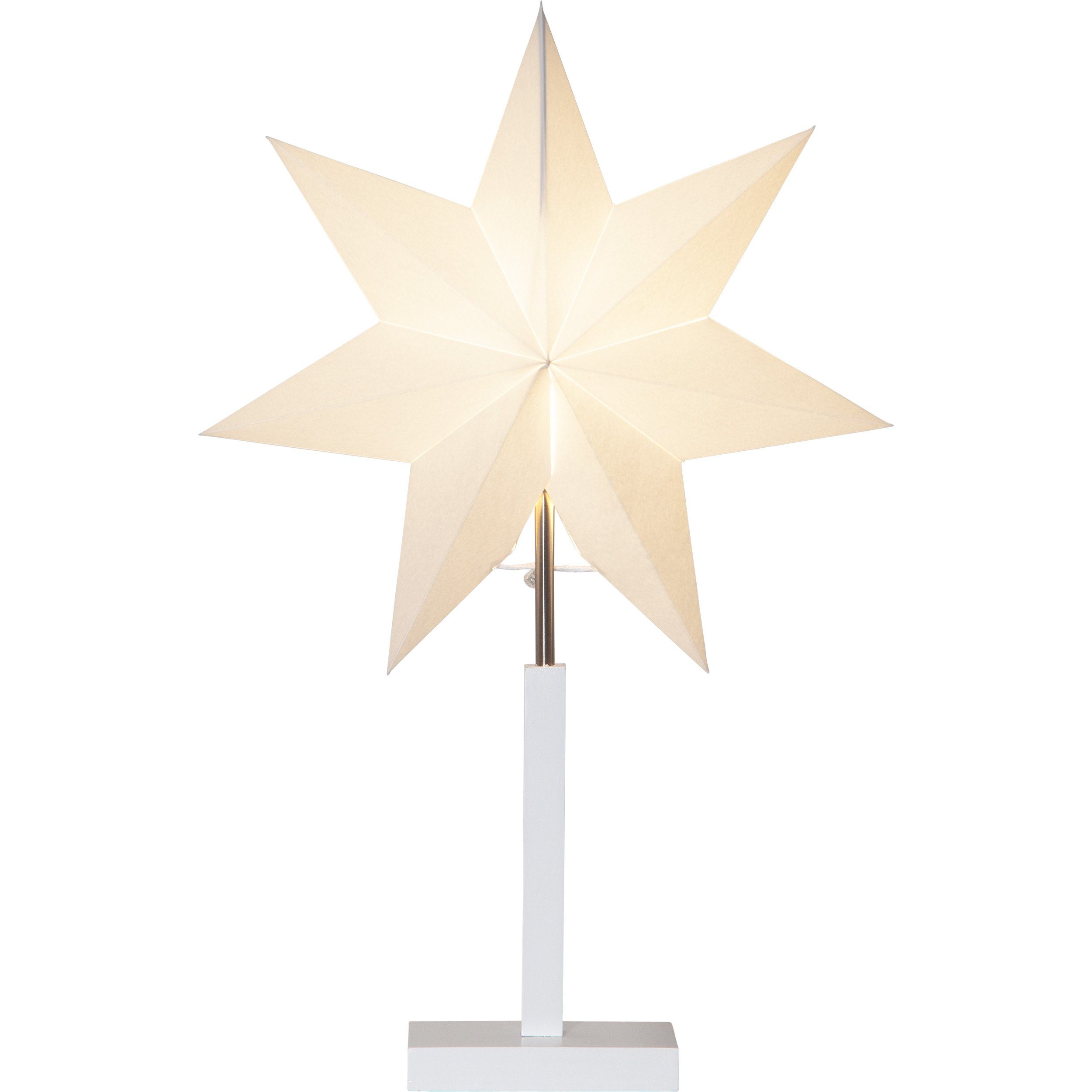 STAR TRADING LED Dekolicht Karo, Star Trading Tischlampe Weihnachtsstern Karo von Star Trading, 3D Papi