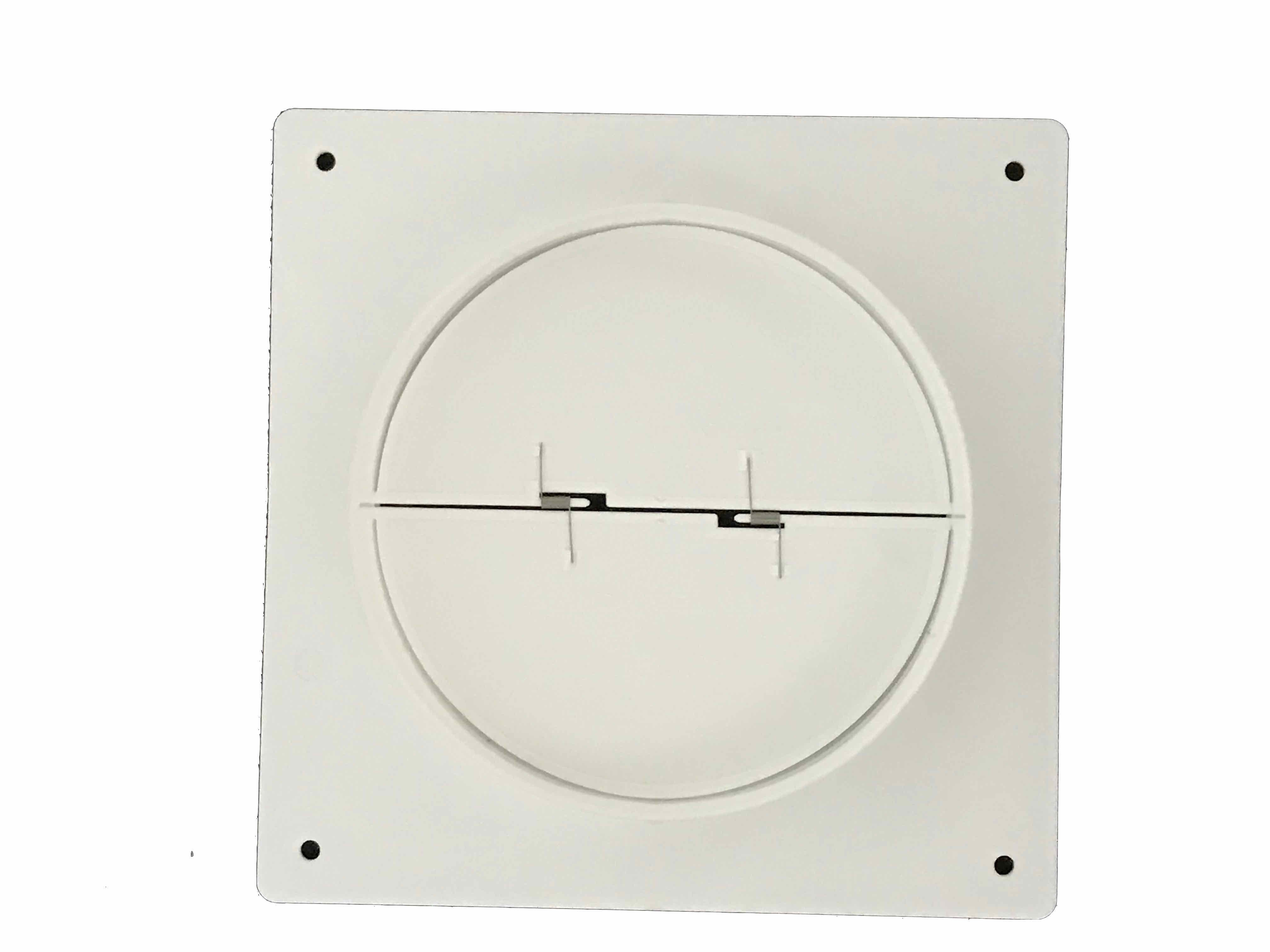 Naber Lüftungsschacht NABER ZSB Maueranschlußstutzen Flow 150 mit Rückstauklappe