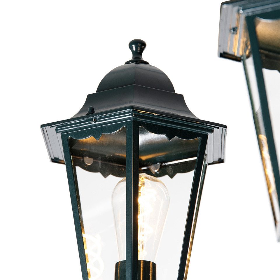 Qazqa Außen-Stehlampe New orleans, ohne Leuchtmittel, E27, Grün, Klassisch / Antik, Aluminium, 3-flammig