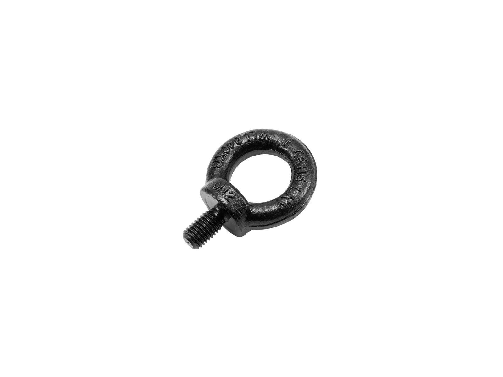 Safetex Kettenzug SAFETEX Ringschraube M12/20mm, schwarz galvanisiert DIN 580