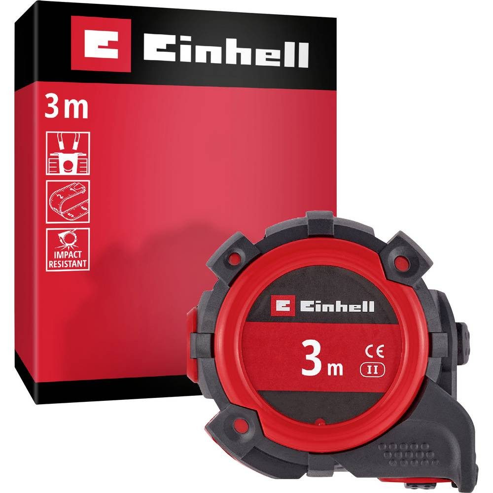 Einhell Maßband 60104 Maßband 3 m ABS, PP