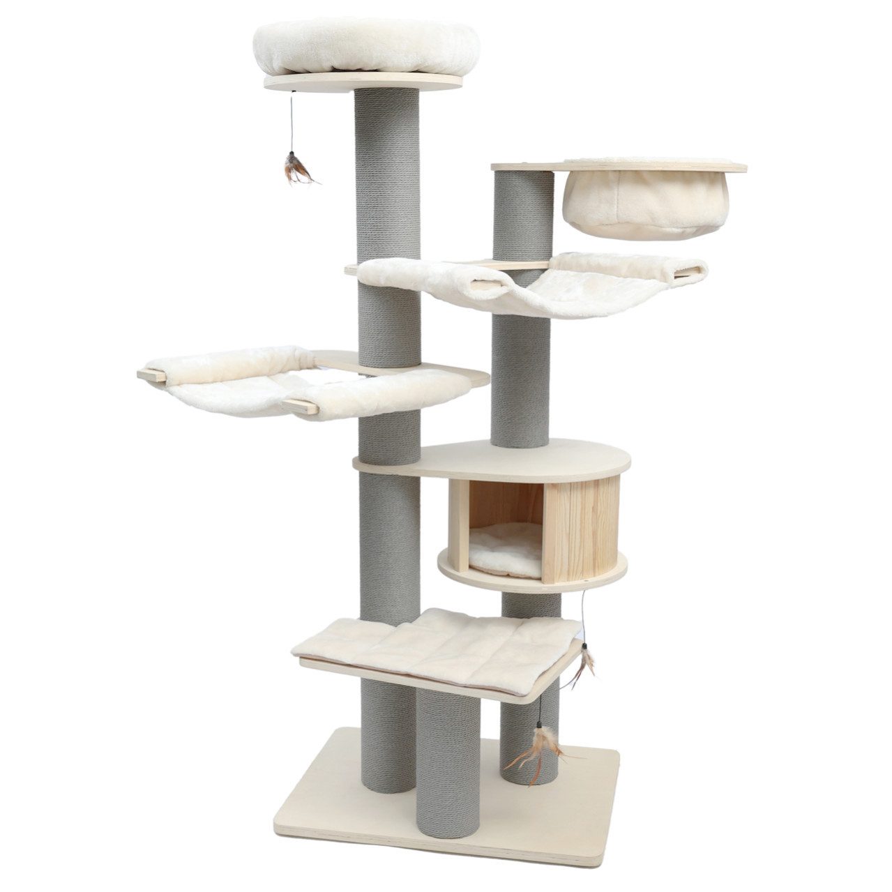 Canadian Cat Company Kratzbaum Kratzbaum Avery H 186 cm beige-anthrazit