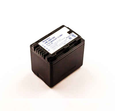 Akkuversum Akku kompatibel mit Panasonic HDC-HS60 Akku Akku 3400 mAh (3,7 V)