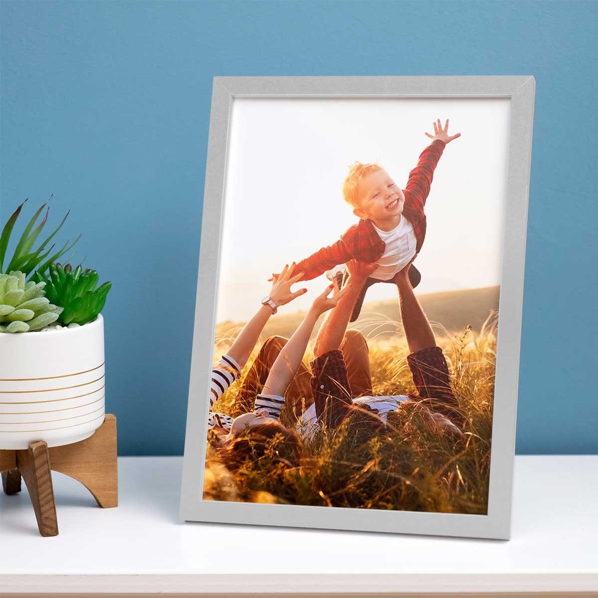 PHOTOLINI Bilderrahmen Poster-Einzelrahmen Modern Schmal günstig online kaufen