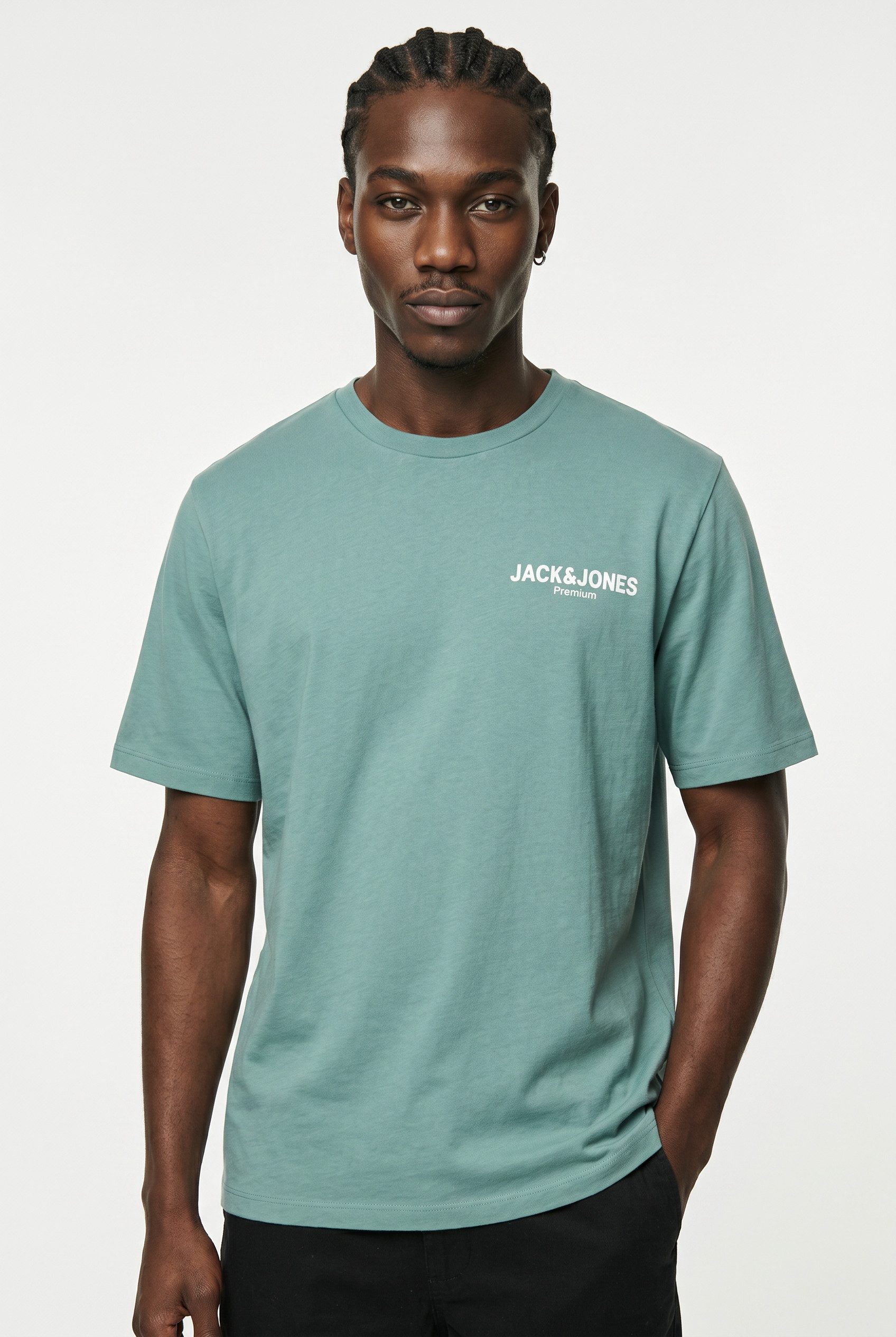 Jack & Jones T-Shirt JPRBLAOSCAR SS TEE FST mit Logo Schriftzug