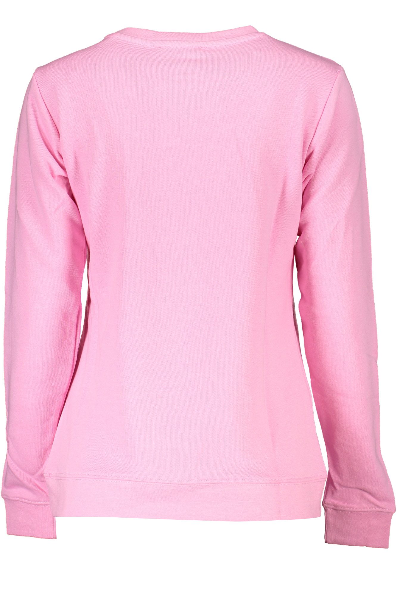 Cavalli Class Sweatshirt Rosa Damenpullover: Strass-Detail, Langarm