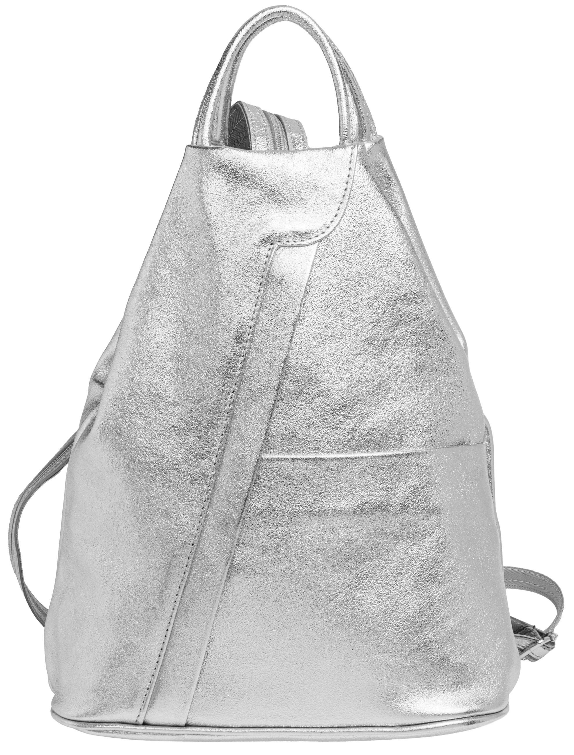 Caspar Cityrucksack 2in1 sportliche Leder Schultertasche - SIGNATURE LINE - Modell No.782