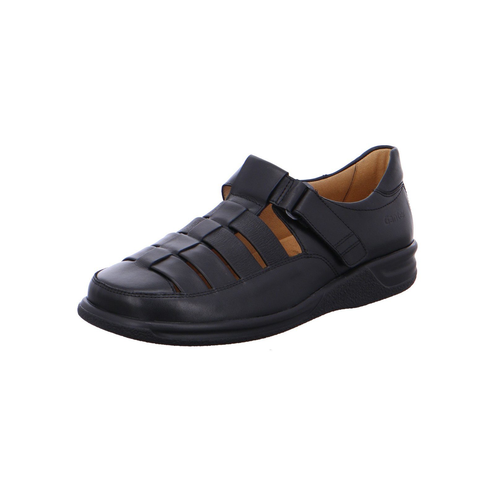 Ganter Kurt - Herren Schuhe Sandale Glattleder schwarz