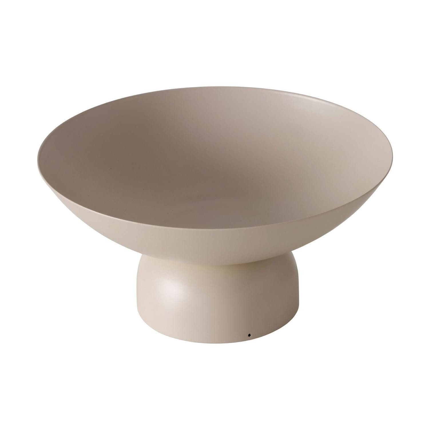 BOLTZE GRUPPE GmbH Dekoschale PAMELA, Ø 25,3 x H 12,5 cm, Beige, Metall, (1 St), pulverbeschichtet