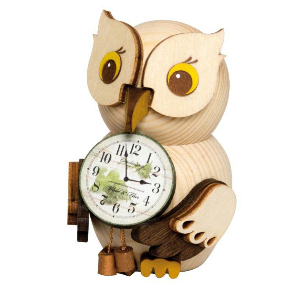 Kuhnert Sammelfigur Kuhnert Mini Eule mit Uhr