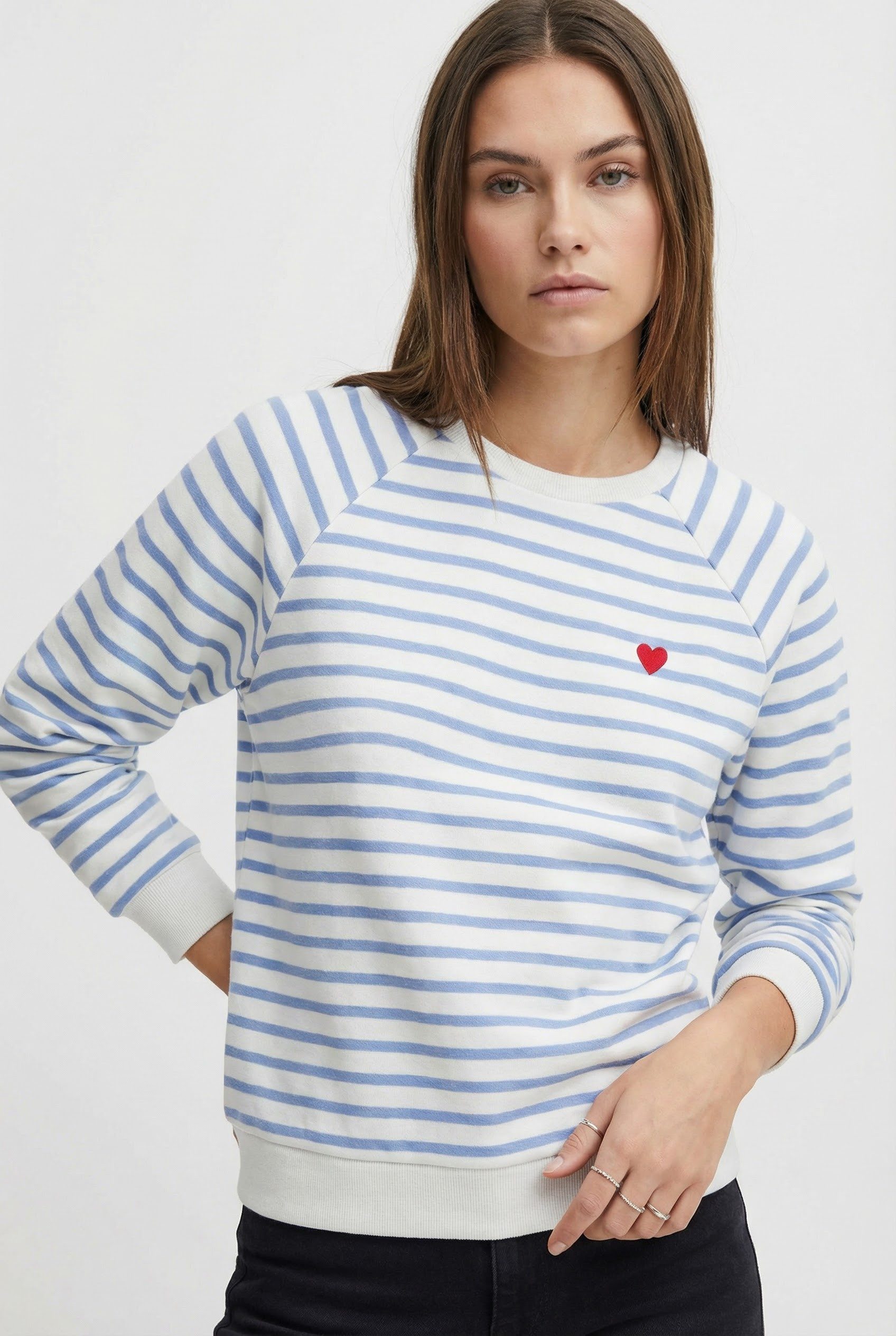 pieces Sweatshirt PCGRETA LS EMB UB SWEAT FC