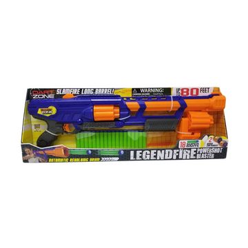 Prime Time Toys Blaster Dartblaster Legendfire, Pump-Action-Blaster mit wechselbarer Trommel