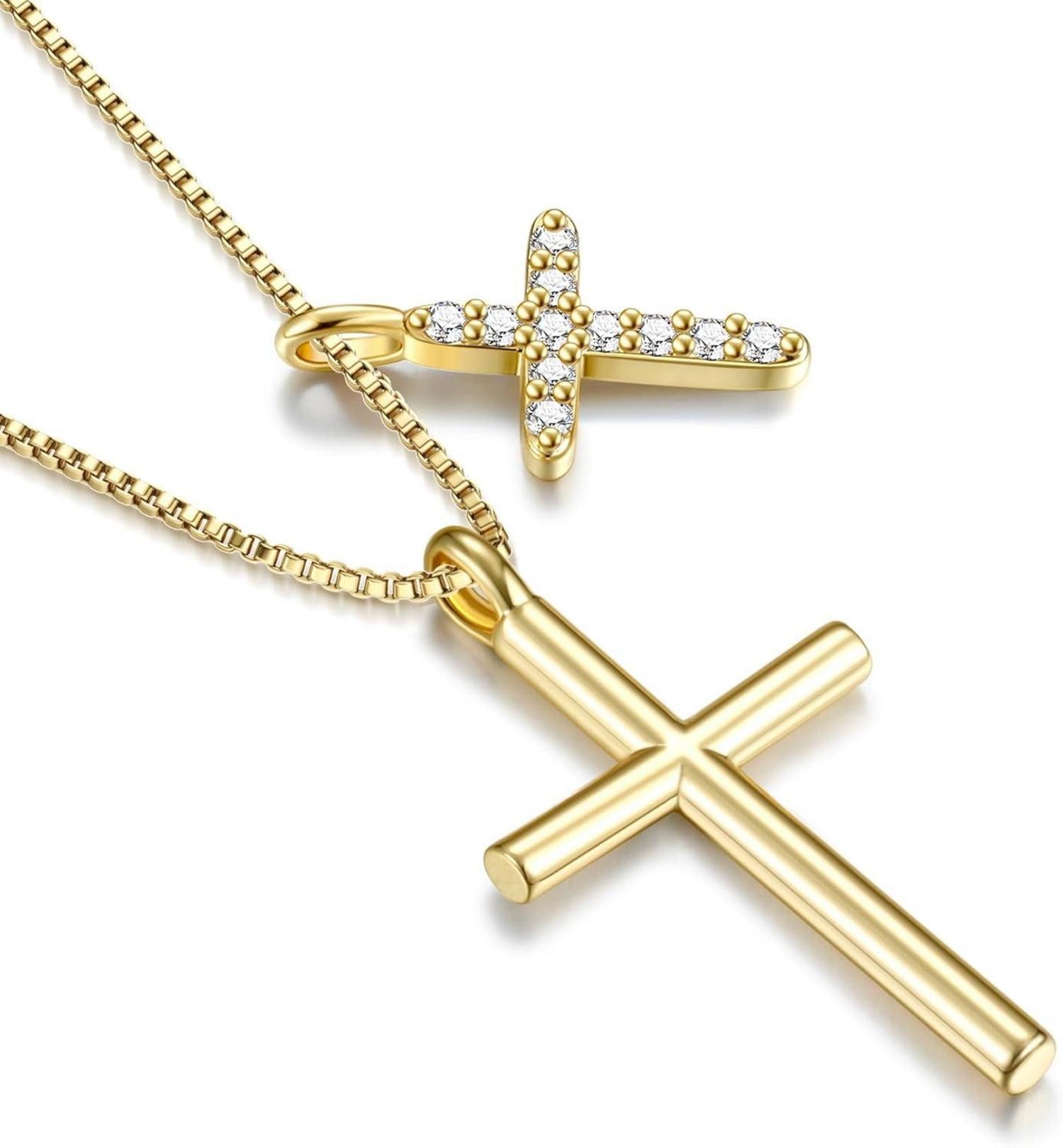 LuxusKollektion Kette und Anhänger Set Kreuz günstig online kaufen