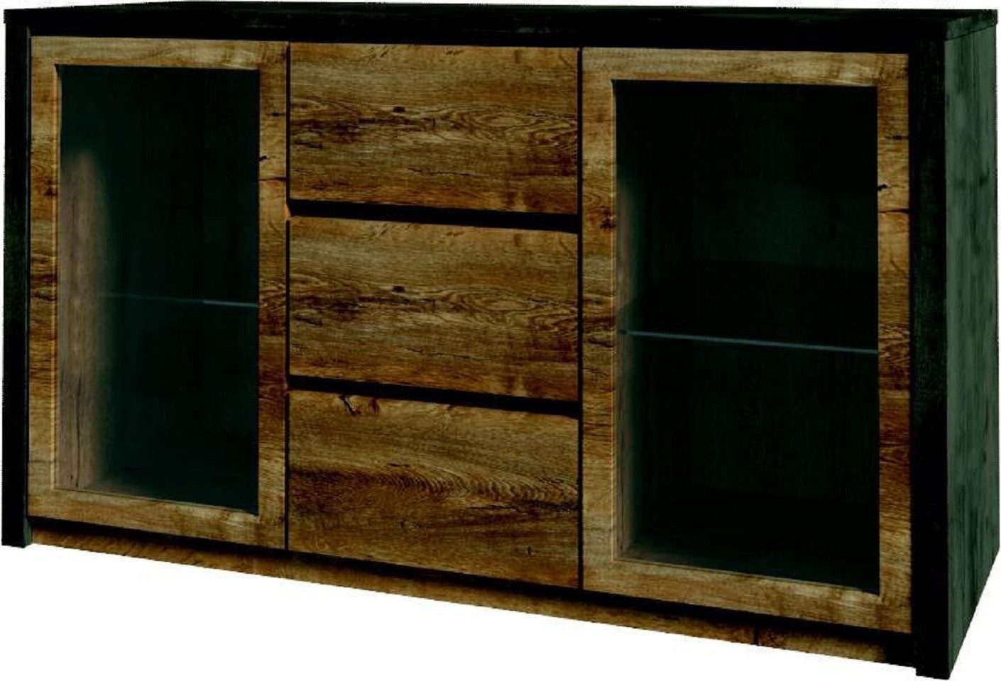 Xlmoebel Kombikommode Montana Sideboard Schrank für das Wohnzimmer mit Fernsehfach (1 St., Kommode), Hergestellt in Europa