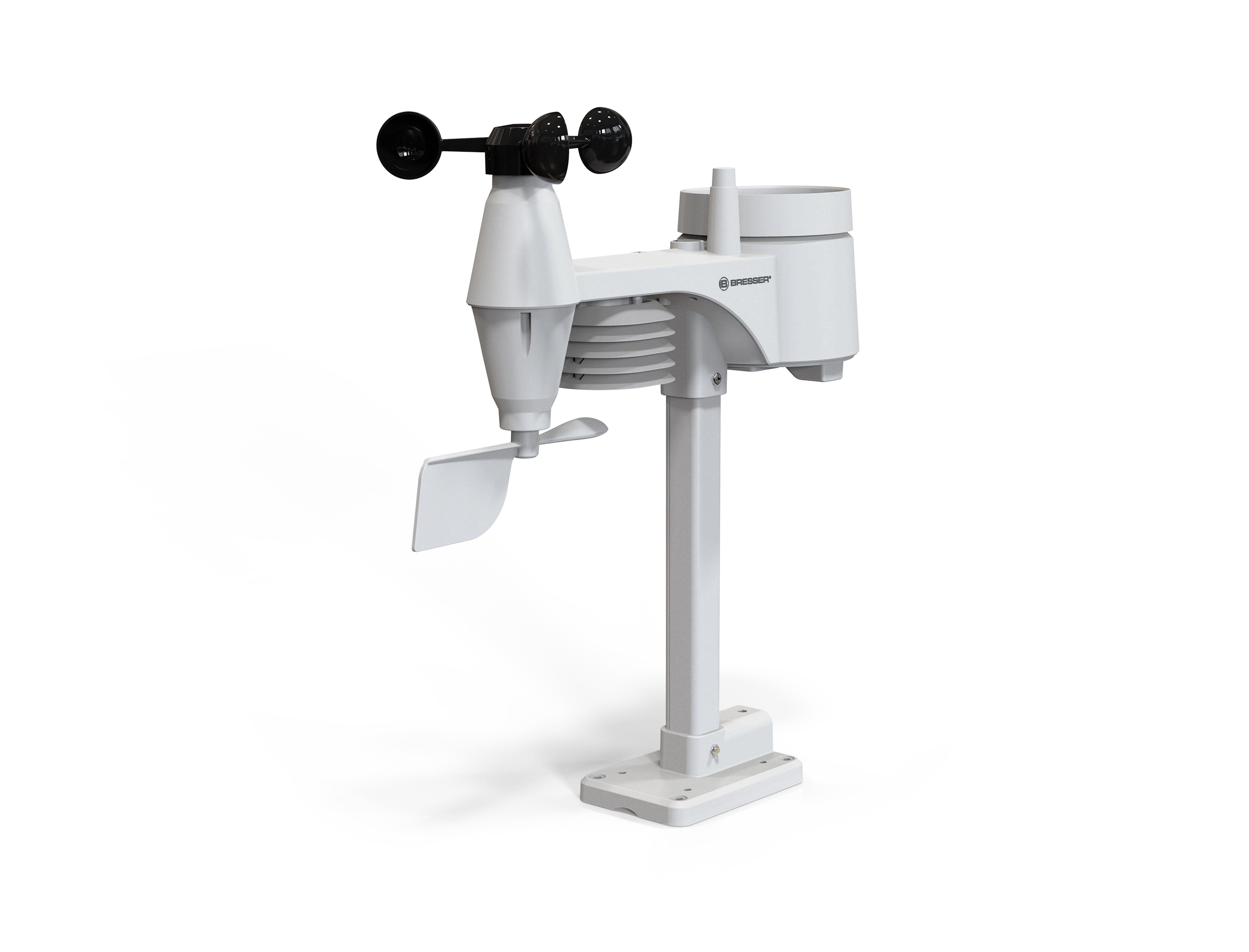 BRESSER BRESSER WLAN-Farbwetterstation mit 5-in-1-Profi-Sensor V Wetterstation