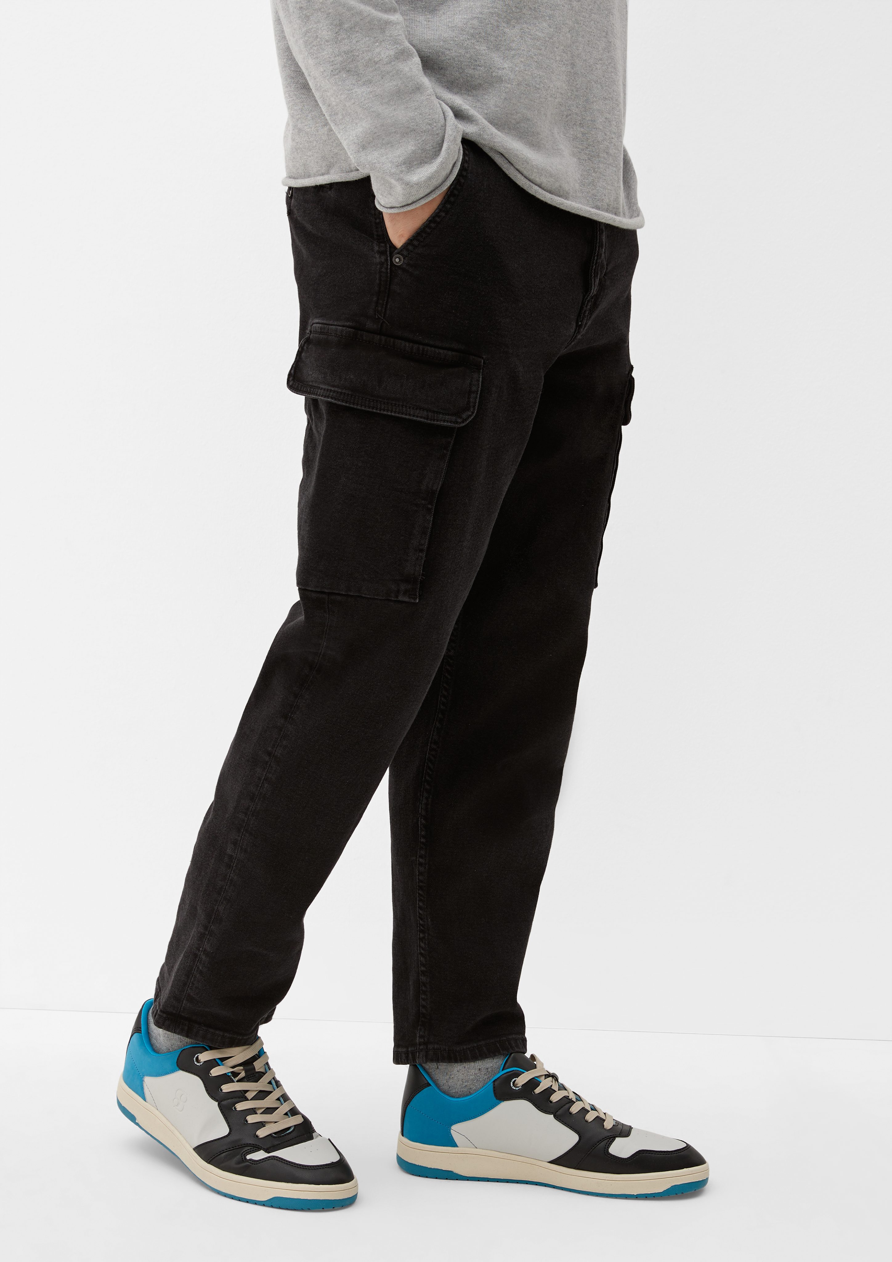 QS Stoffhose Jeans Brad / Relaxed Fit / Mid Rise / Tapered Leg