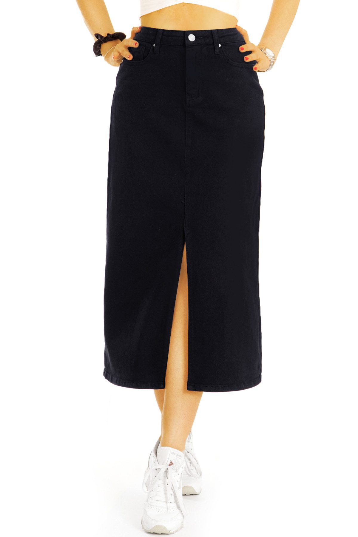 be styled Midirock Midirock Pencil Skirt Bleistiftrock schwarz khaki - Dame günstig online kaufen