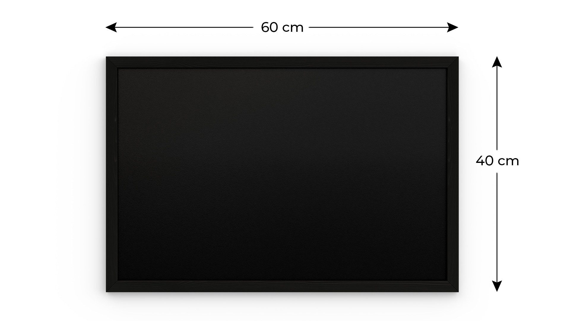 ALLboards Wandtafel Schwarze Kreidetafel, ECO-Holzrahmen günstig online kaufen