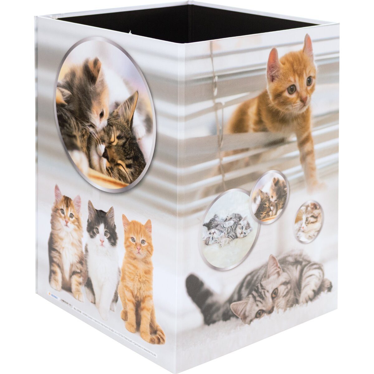 HERMA Papierkorb Papierkorb Karton Katzen