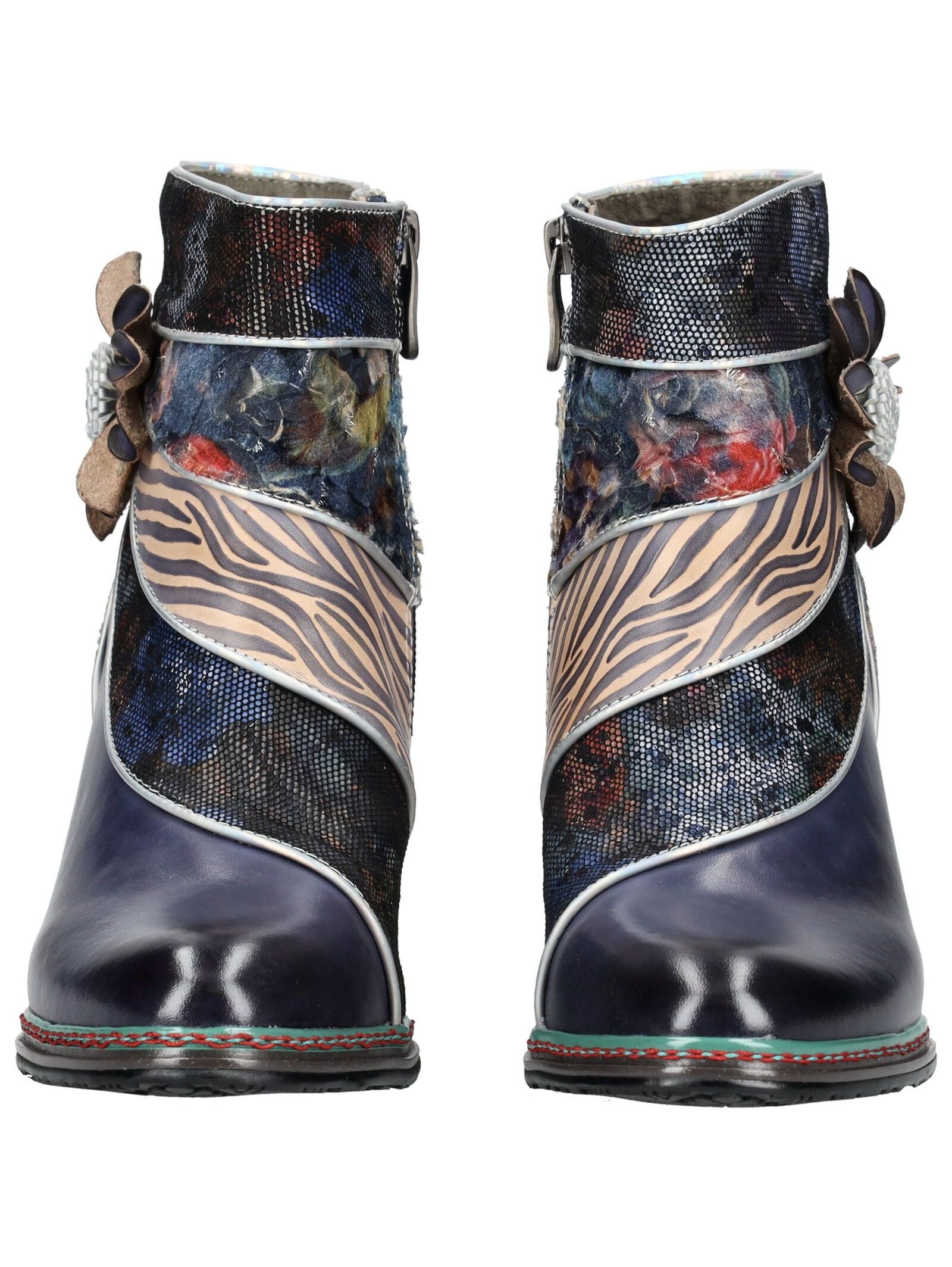 LAURA VITA LAURA VITA Stiefelette Leder/Textil High-Heel-Stiefelette